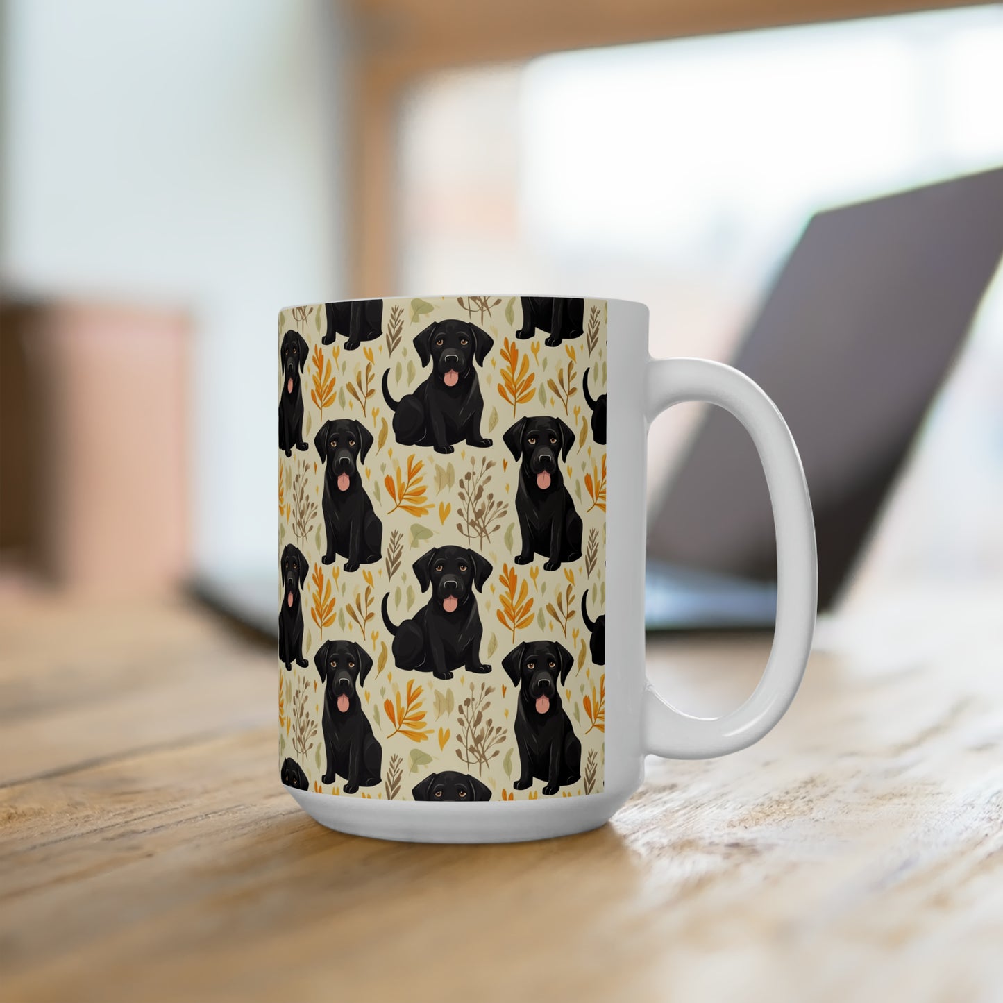 Black Lab Mug 15oz