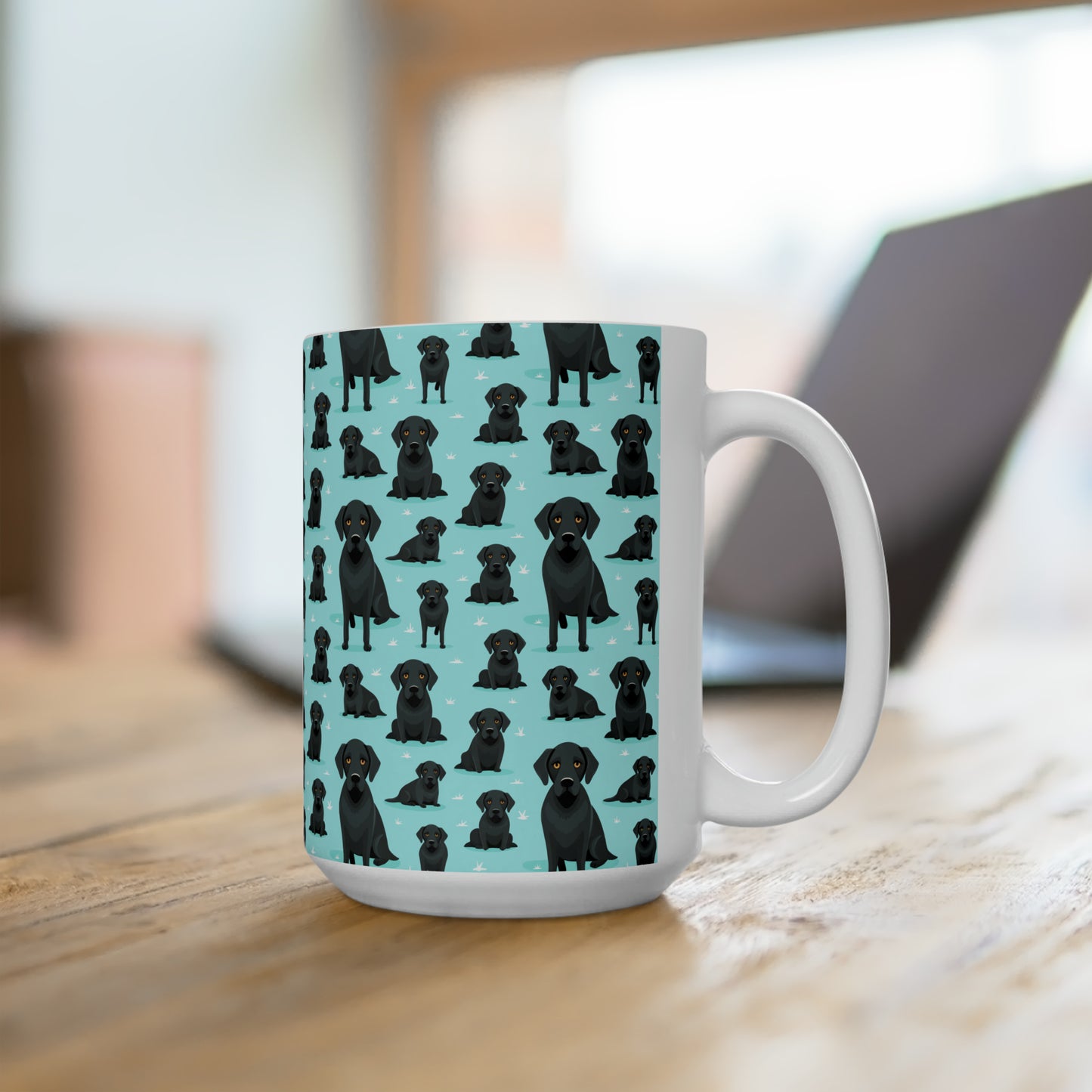 Black Lab Mug 15oz